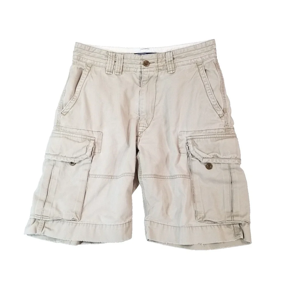 Polo Ralph Lauren cargo shorts‎ men's 31 x 10 beige cotton outdoor preppy